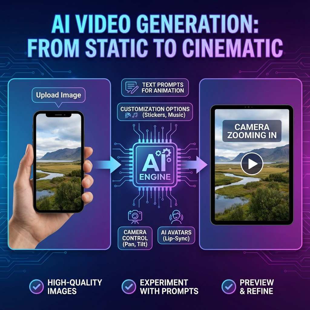 How Can I Make Video with Pictures Using AI?