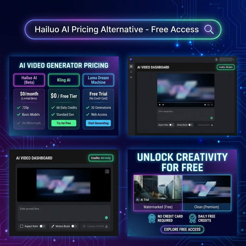 Hailuo AI Pricing Alternative - Free Access