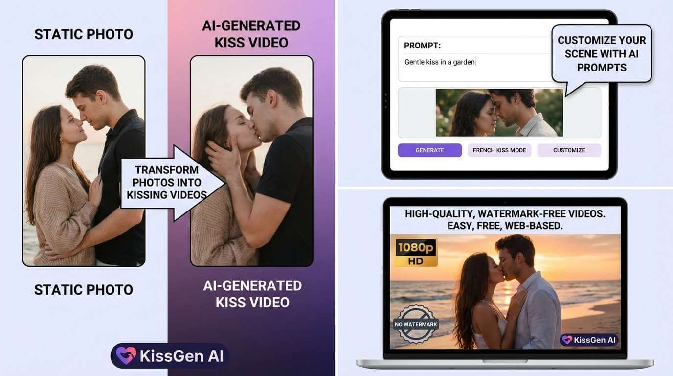 Image to Kiss Video AI