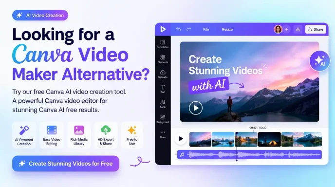 Canva AI ビデオ ジェネレーター 無料