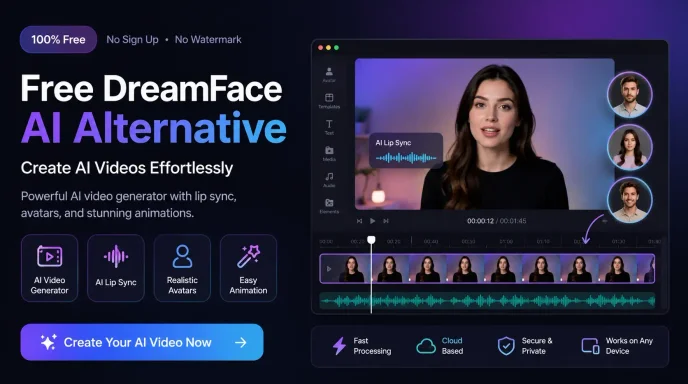 DreamFace AI ビデオ ジェネレーター