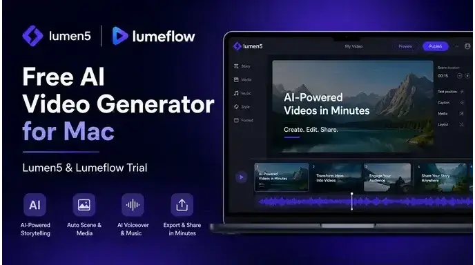 เครื่องสร้างวิดีโอ AI Lumen5 ฟรี