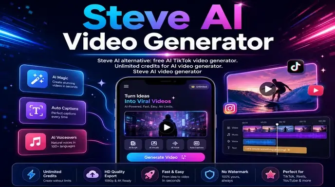 Generador de Video Steve AI