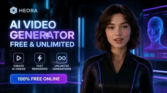 Trình tạo video Hedra AI miễn phí không giới hạn