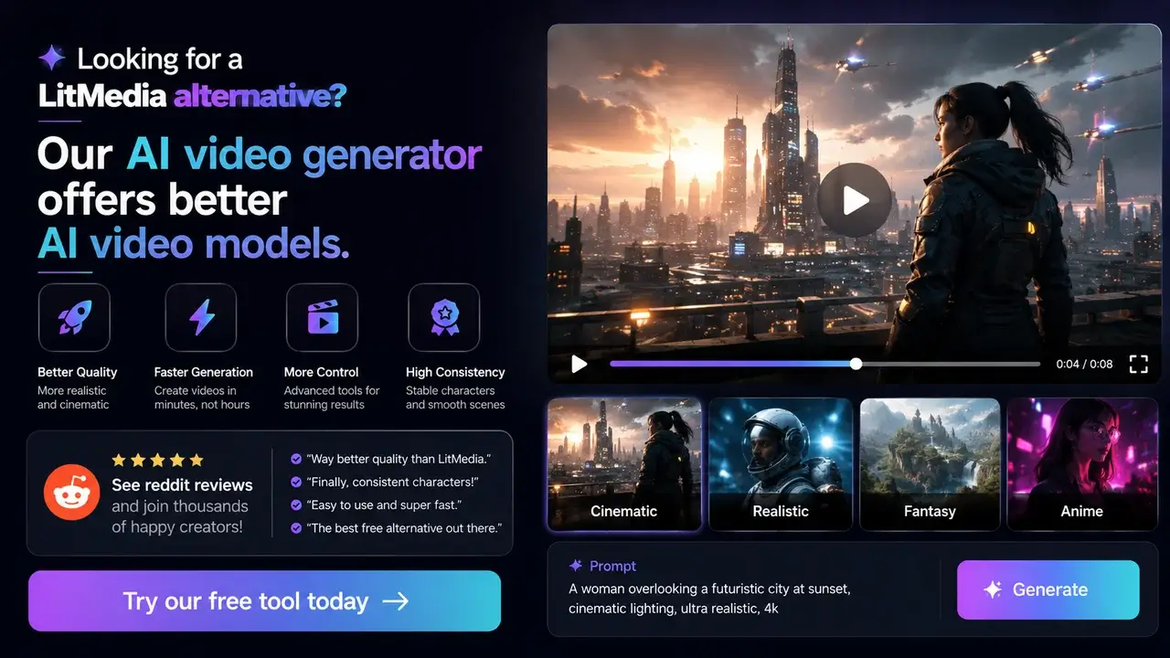 Litmedia AI Video Generator