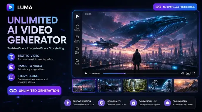 Alternatywa Dzine AI: nieograniczona sztuczna inteligencja obrazu na wideo