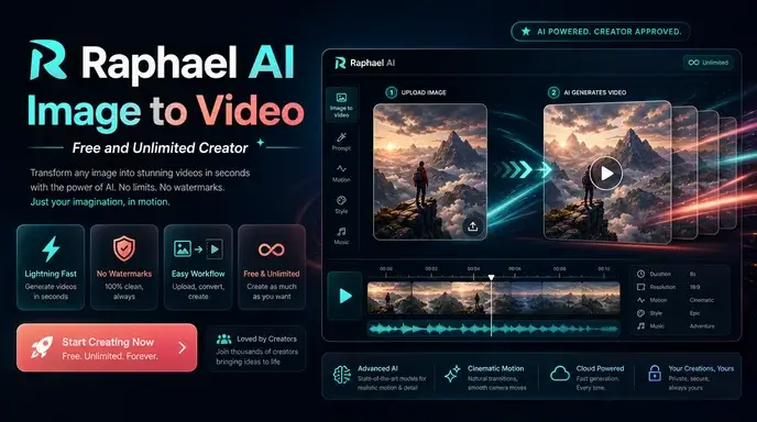 Generador de Video Raphael AI Ilimitado