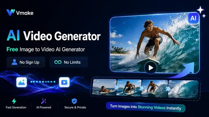 Generador de Imagen a Video Vmake AI Gratis